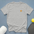 Gray t-shirt with "I ♥ PICKLEBALL" embroidered on chest, pickleball paddle, and ball.